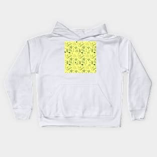 Simple Pattern 3 - Leaves II Kids Hoodie